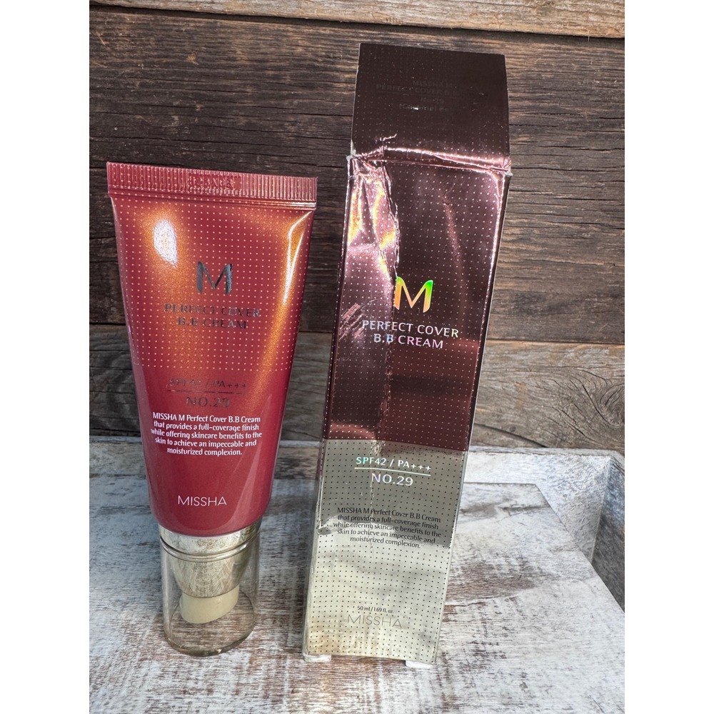 Missha Perfect Cover BB Cream SPF 42 No.29 Caramel Beige 50ml NIB MSRP $22